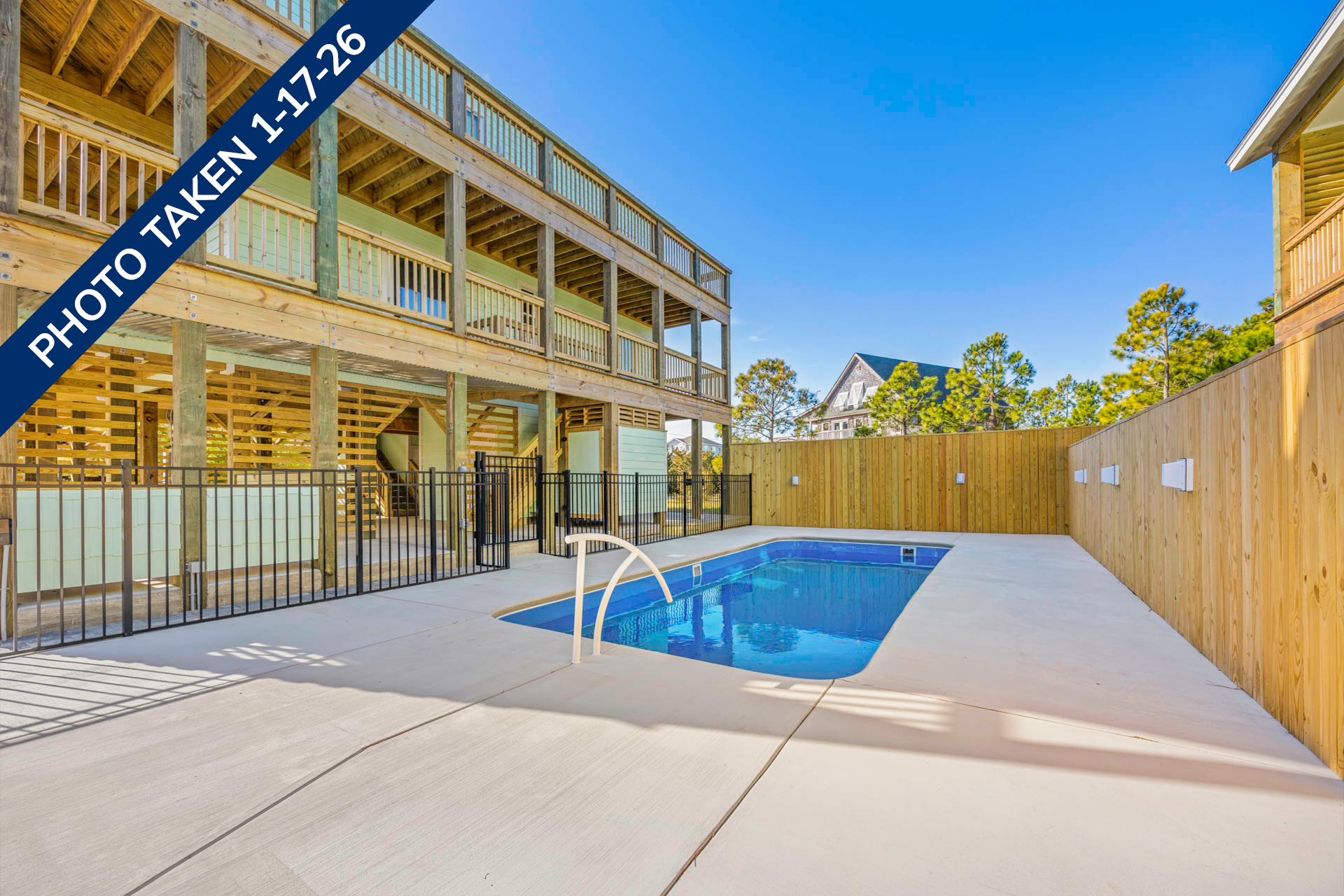 Surf Or Sound Realty 1240 Coastal Breeze Pool Area 1 Date