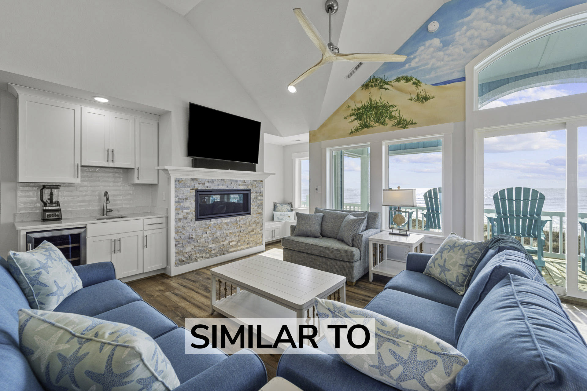 Surf Or Sound Realty 1093 Hatteras Holiday Great Room 5 Similar To Edit