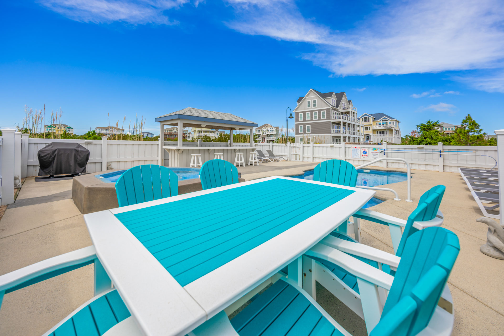Surf Or Sound Realty 840 Lucky Oyster Pool Area 1