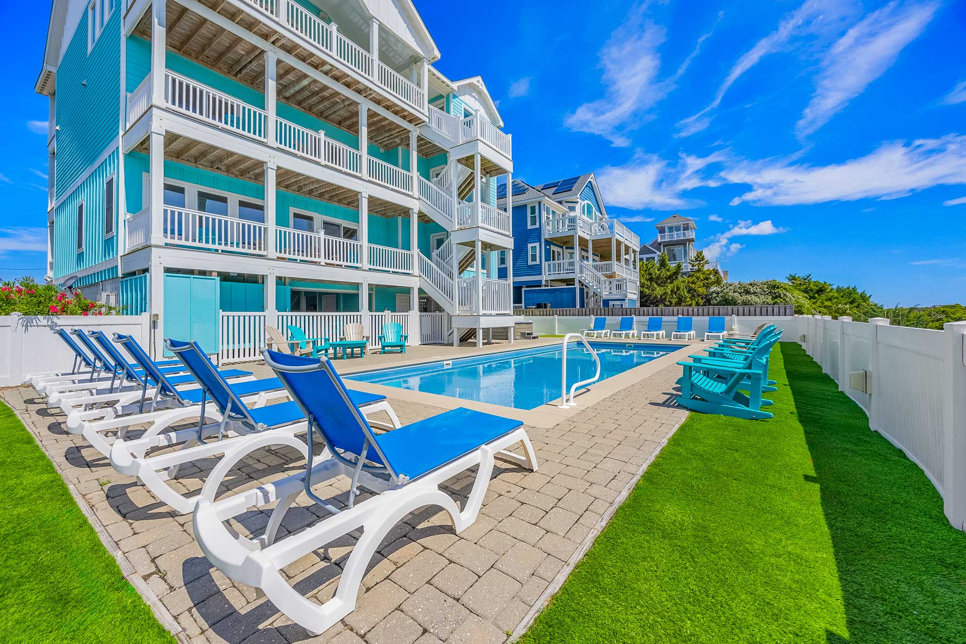 Surf Or Sound Realty 895 Sandy Beach Retreat Pool Area 3