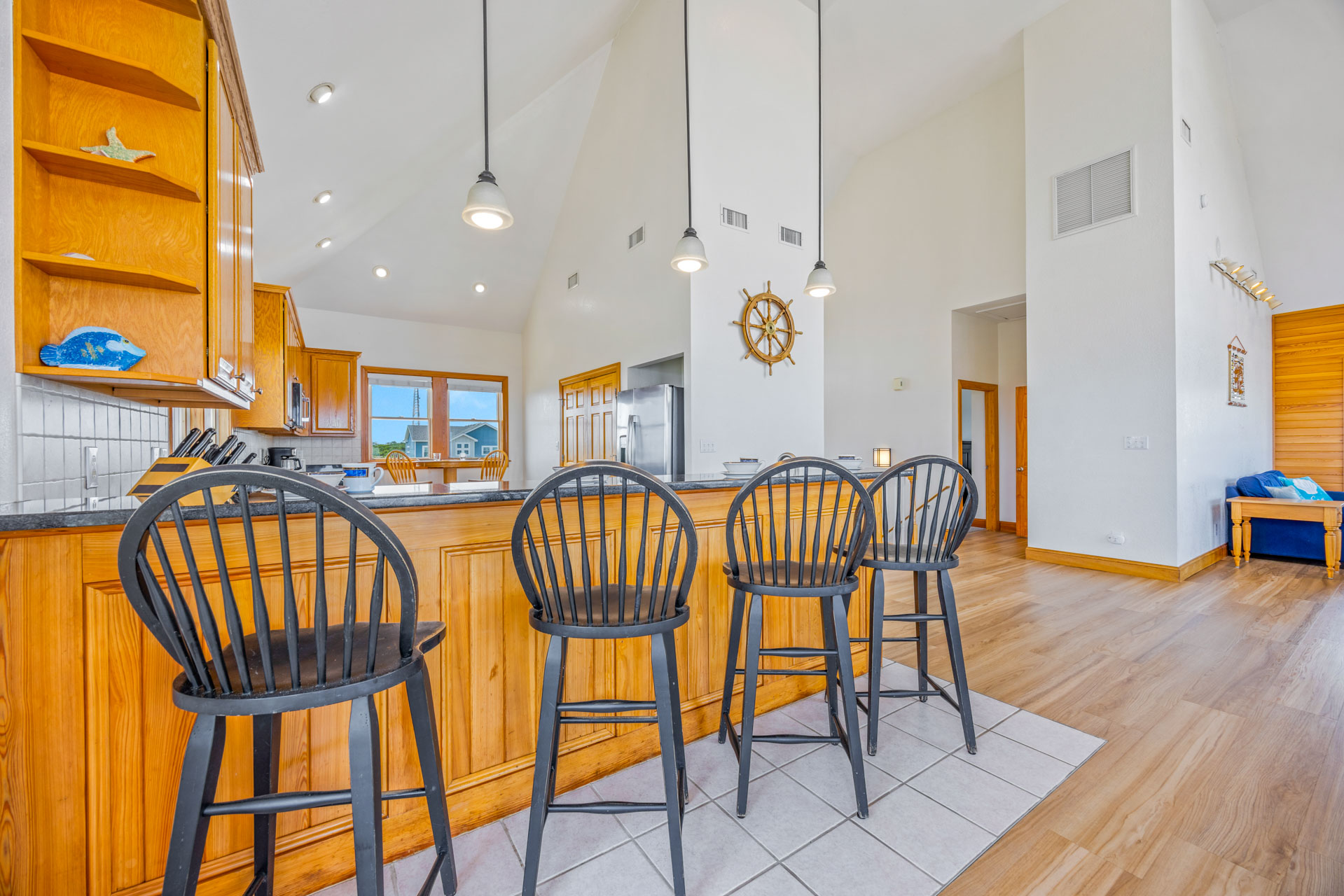 Surf Or Sound Realty 1251 Whispering Sands Kitchen 1