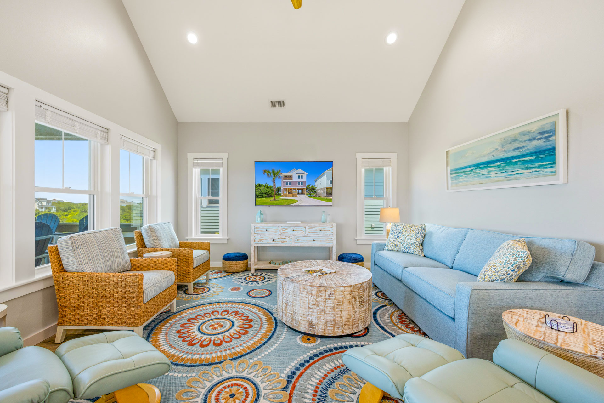 Surf Or Sound Realty 1234 Turtle Watch Great Room 2