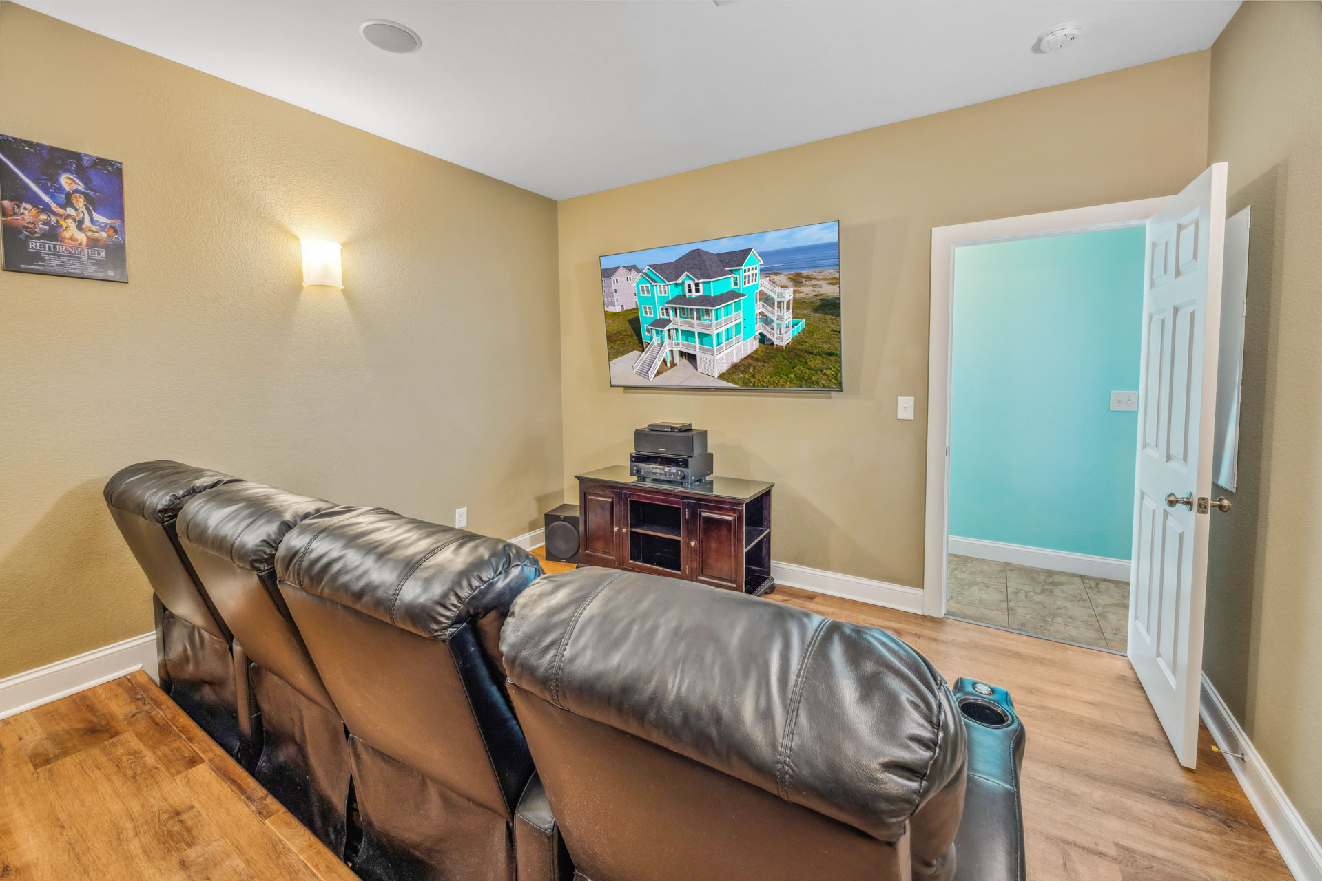 Surf Or Sound Realty 867 Caribbean Paradise Theater Room 2
