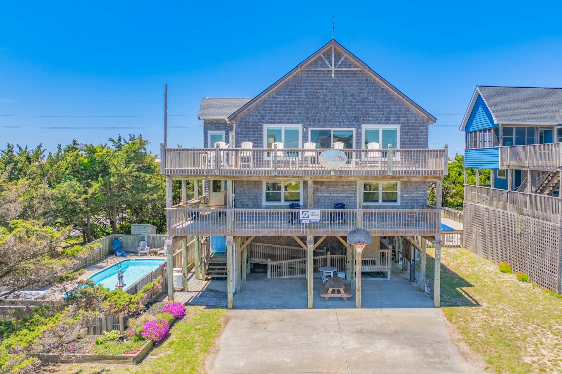 Surf Or Sound Realty 1144 The Sandy House Exterior 1