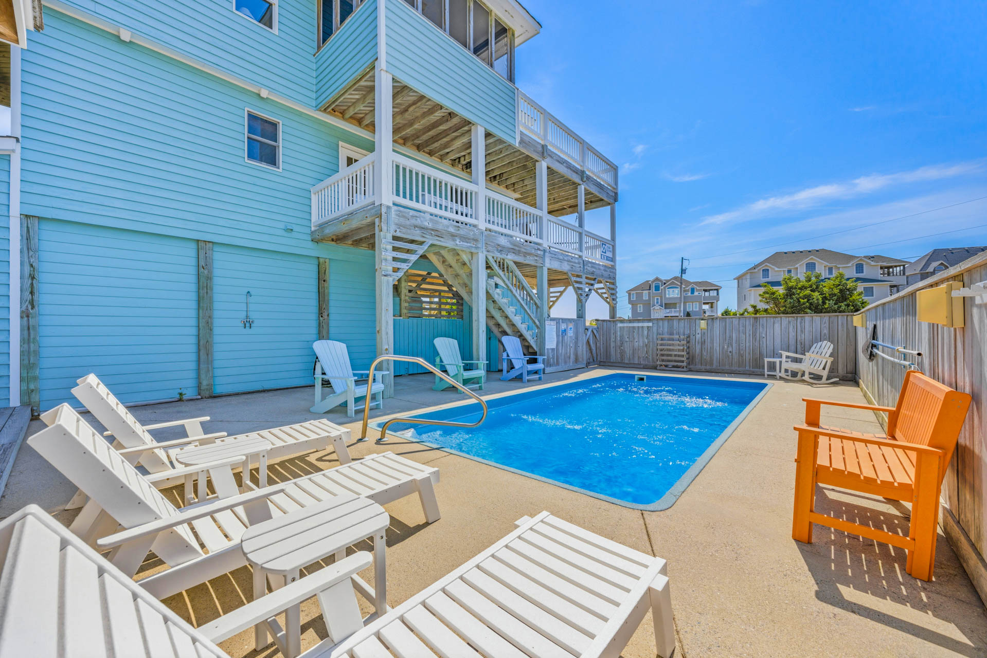 Surf Or Sound Realty 96 Ocean Vista Pool Area 3