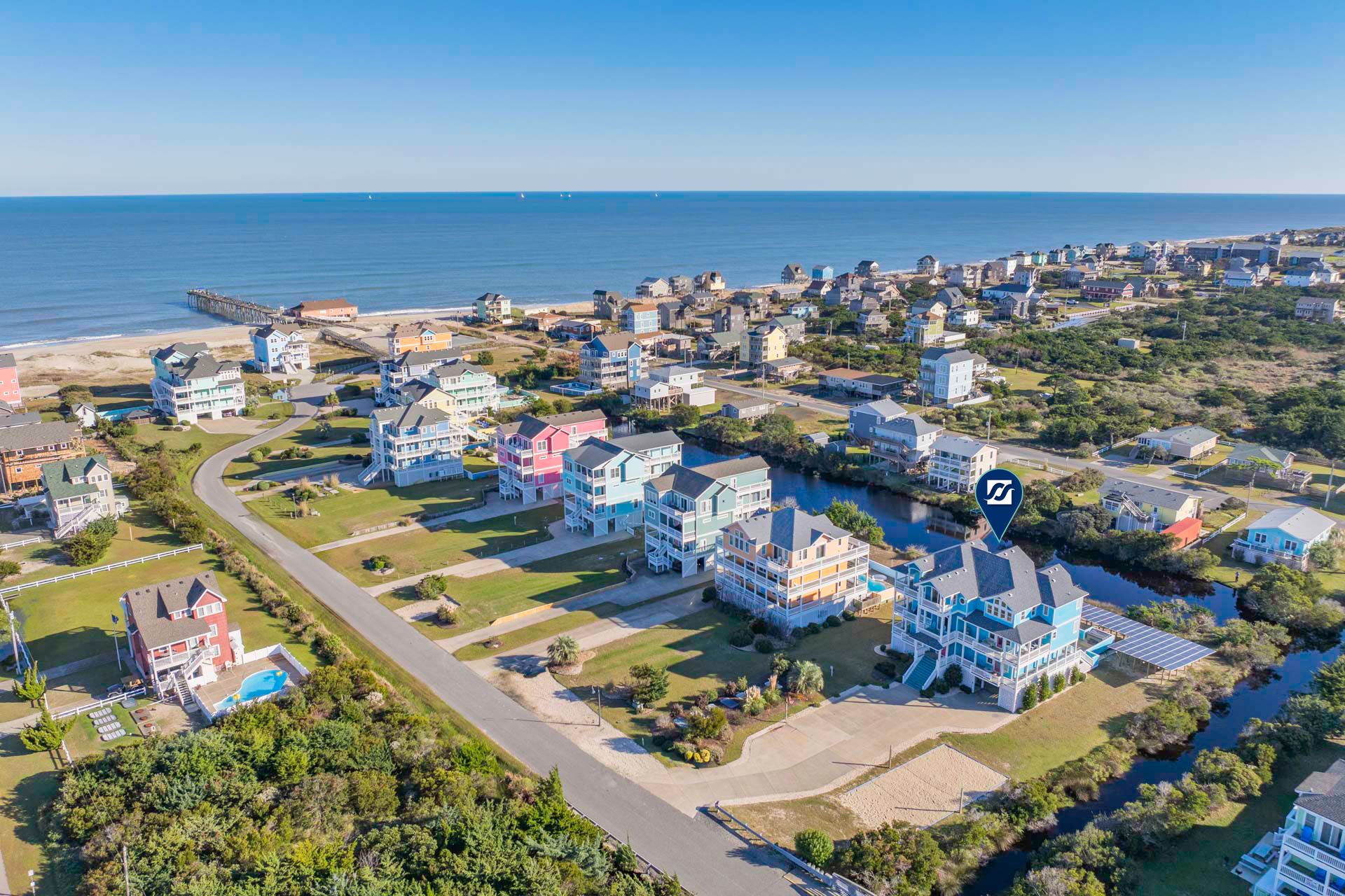 Surf Or Sound Realty 534 Peaceful Retreat Exterior 6 Pin