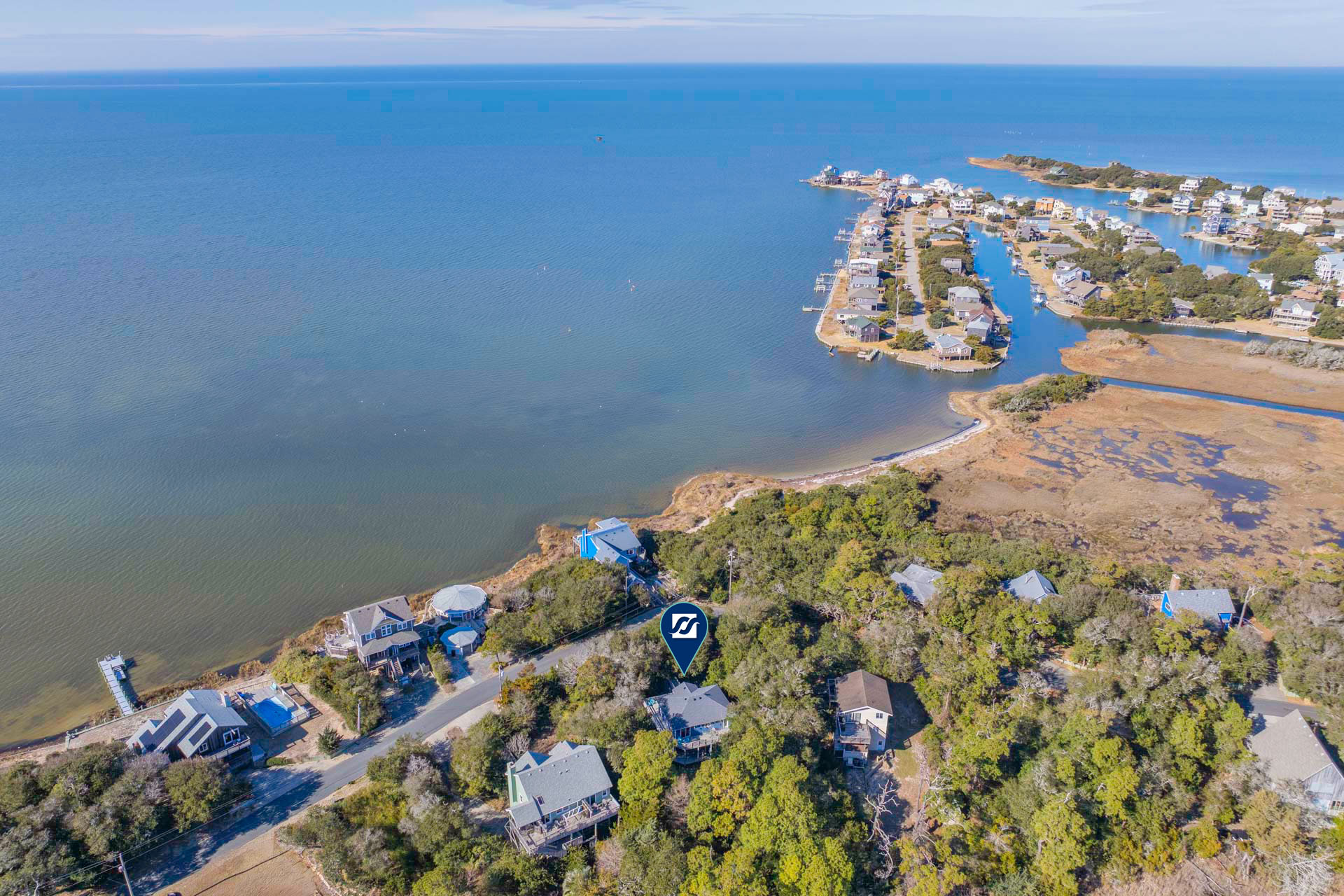 Surf Or Sound Realty 1242 Our Happy Place Exterior 8 Pin