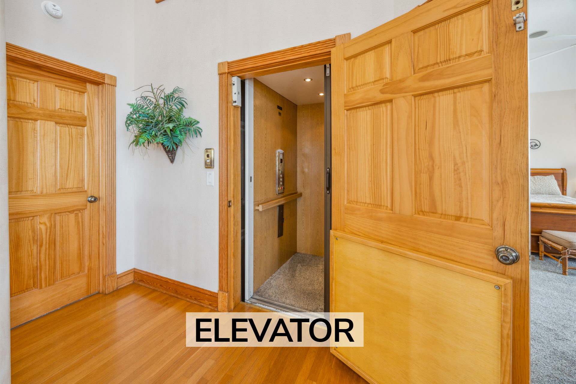 Surf Or Sound Realty 333 Bramasole Elevator Label