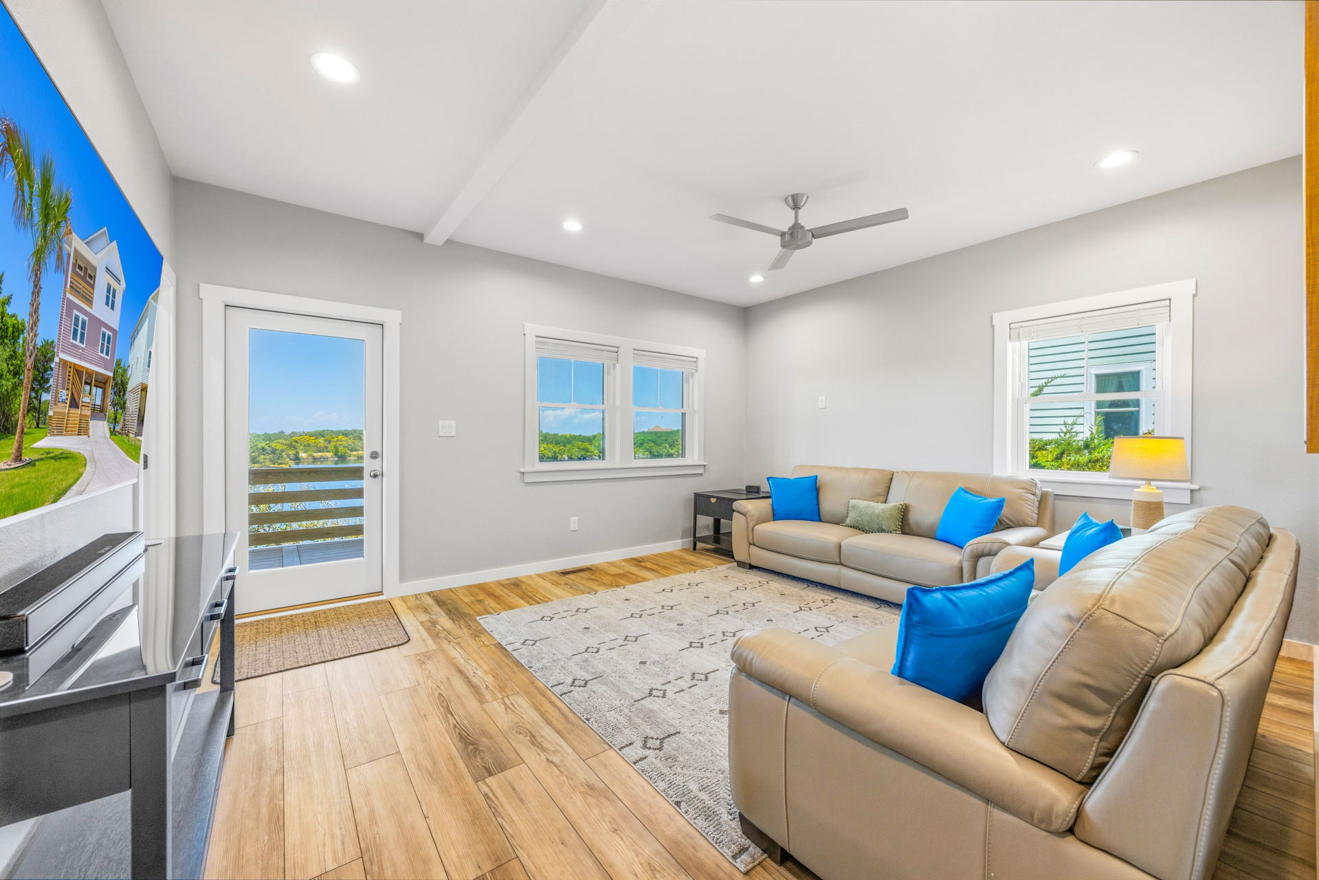 Surf Or Sound Realty 1234 Turtle Watch Media Room 1