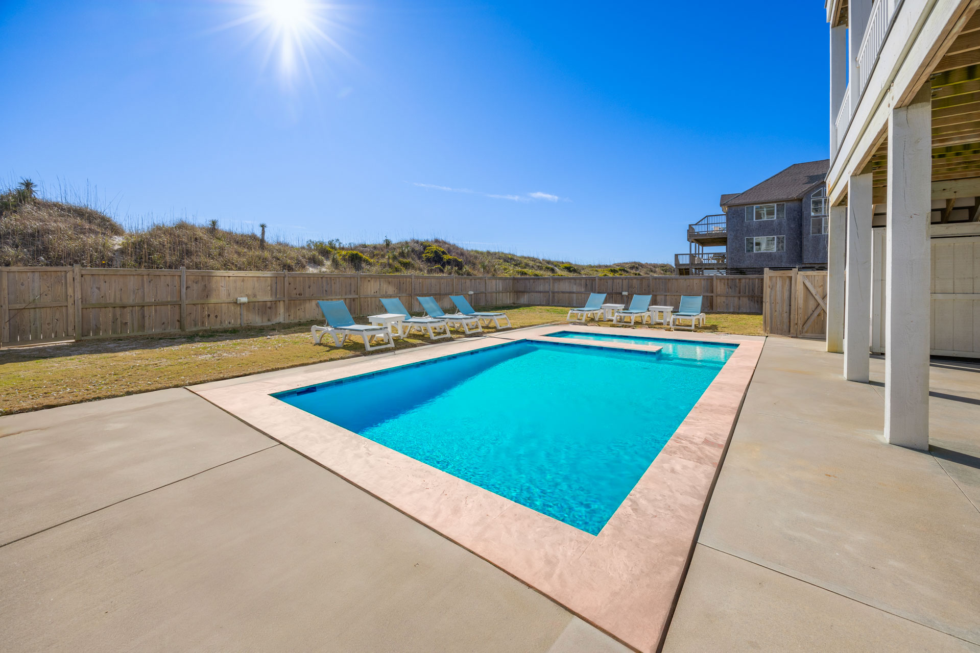 Surf Or Sound Realty 1217 Aqua Sol Pool Area 1