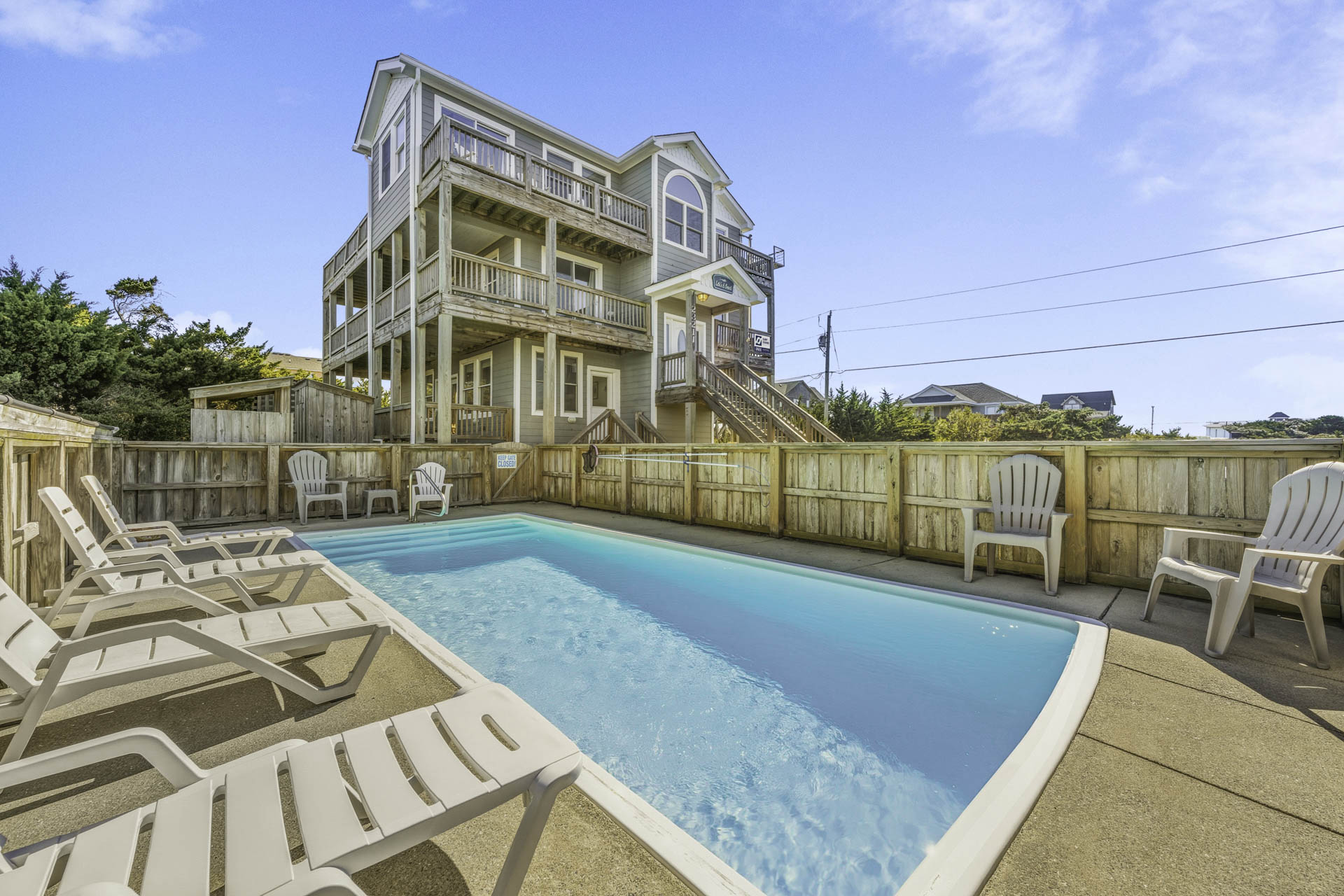 Surf Or Sound Realty 1233 High Tide Haven Pool Area 4