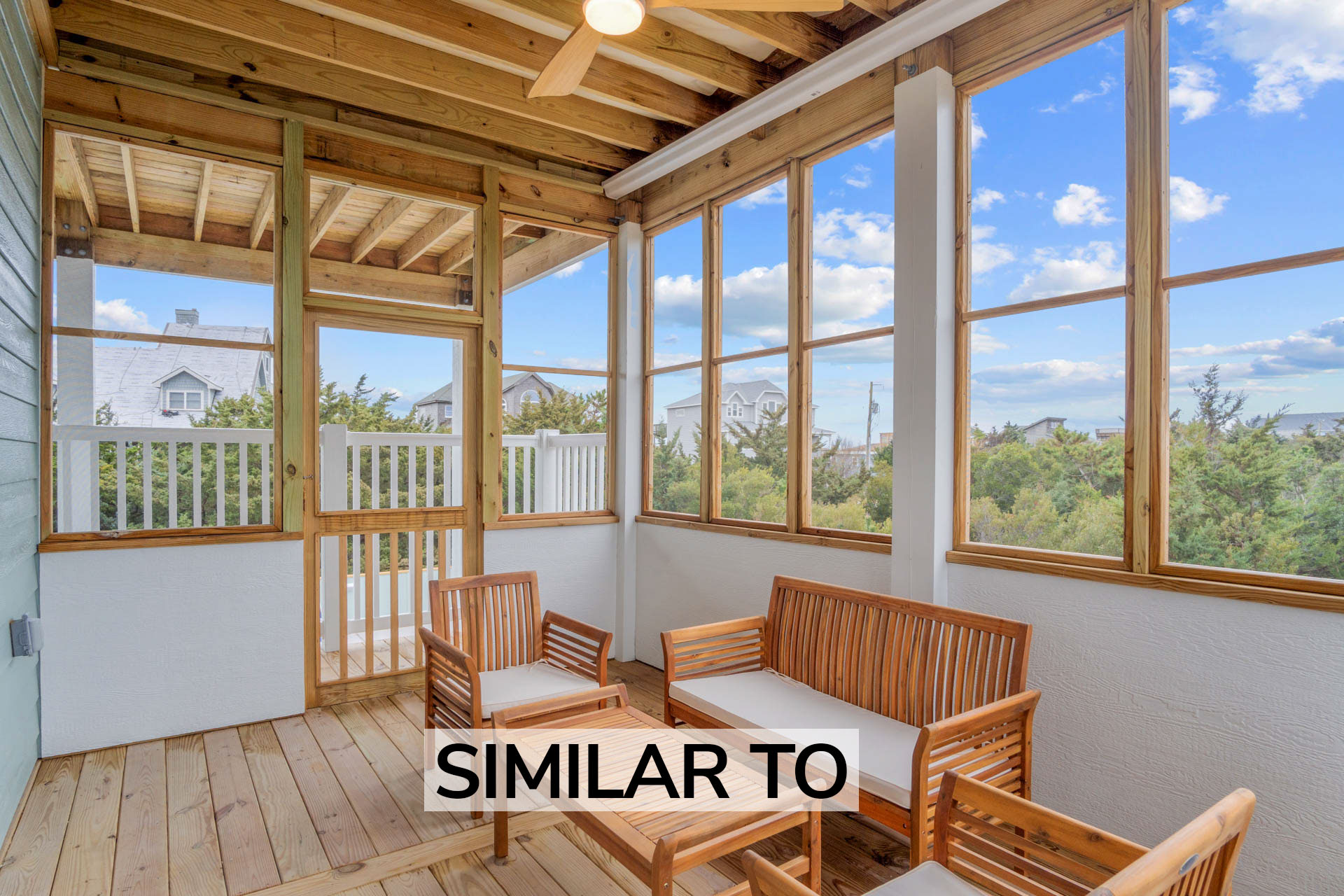Surf Or Sound Realty 1225 Similar To Screened Porch Label