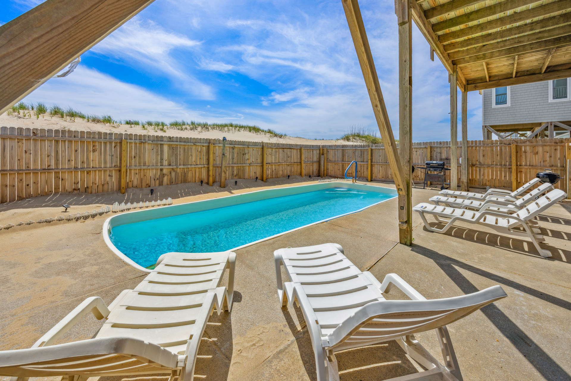 Surf Or Sound Realty 1214 Dream Gables Pool Area 1