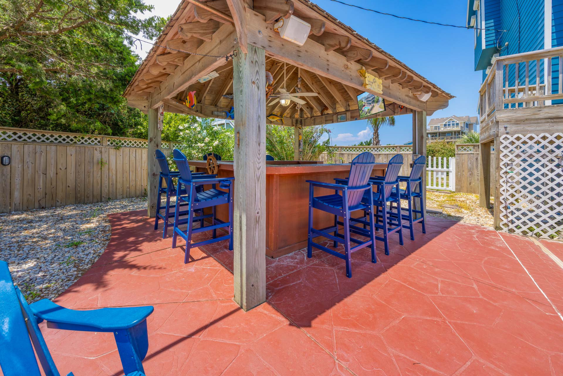 Surf Or Sound Realty 303 Casa Azul Tiki Bar 1