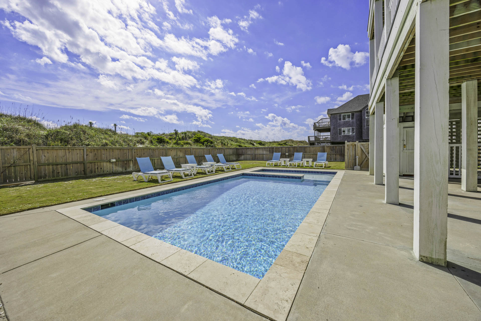 Surf Or Sound Realty 1217 Aqua Sol Pool Area 1