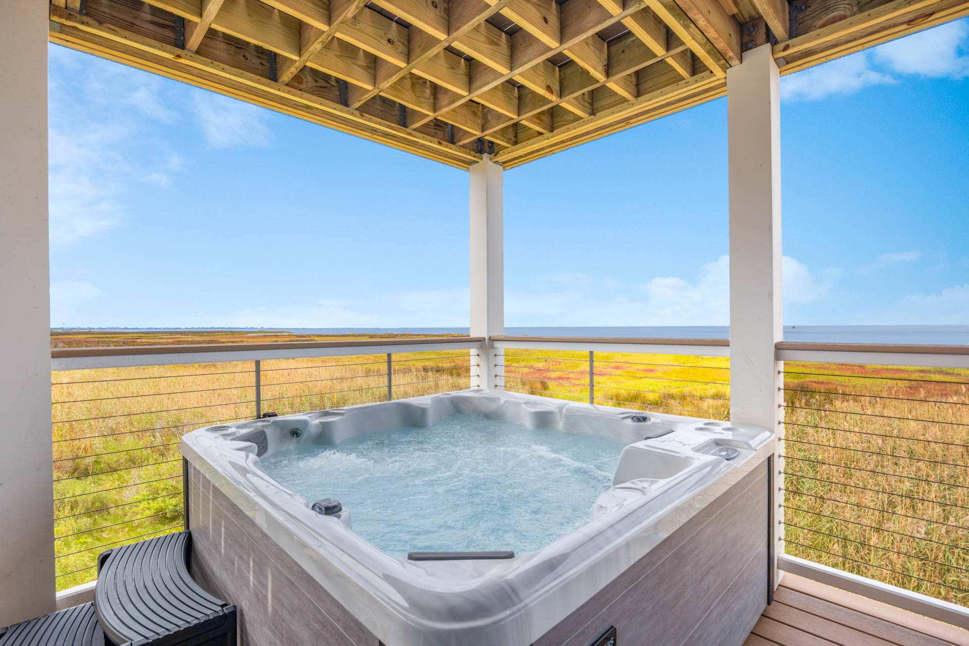 Surf Or Sound Realty 506 Sounds Frisky Hot Tub