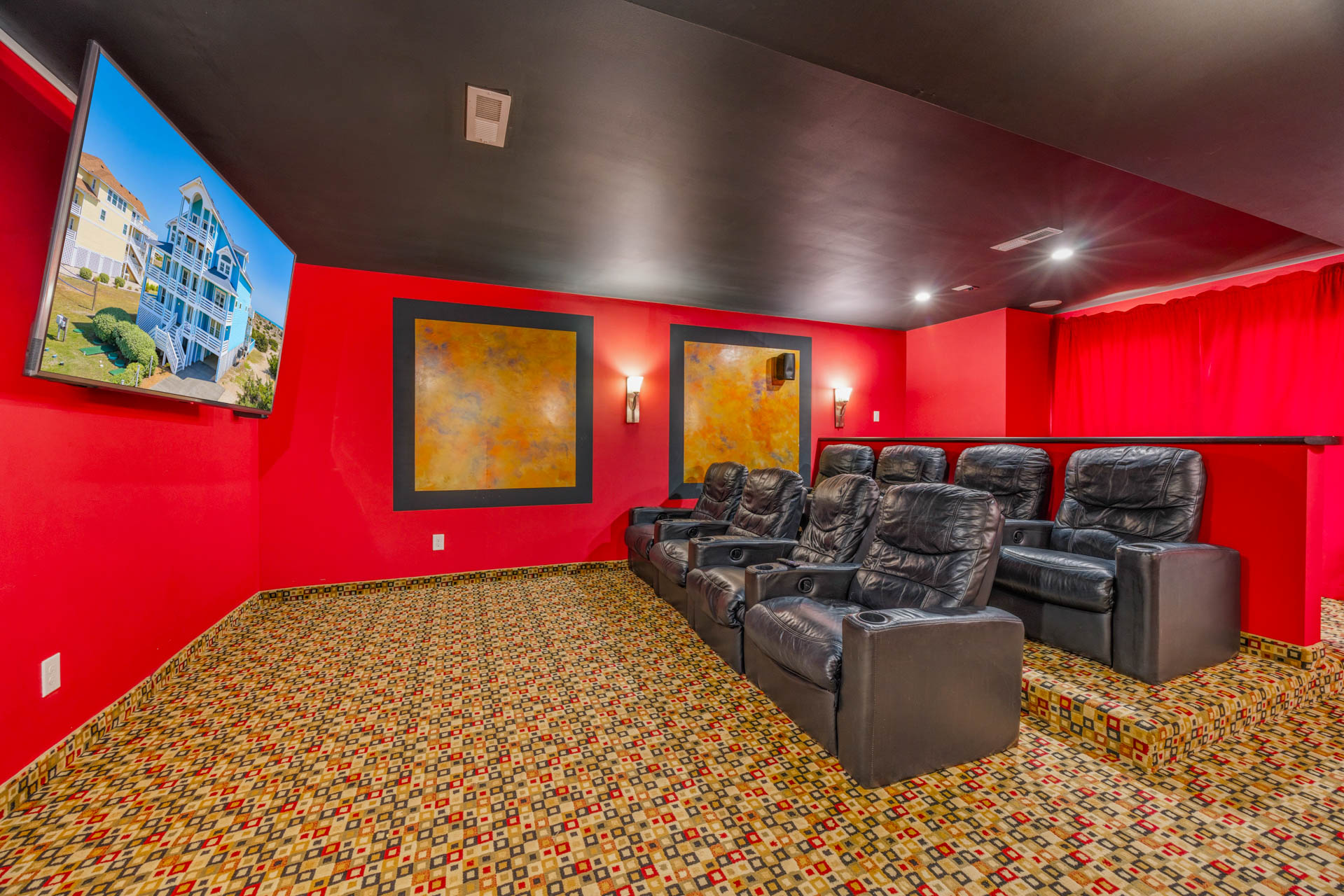 Surf Or Sound Realty 684 Moonshine Theater Room