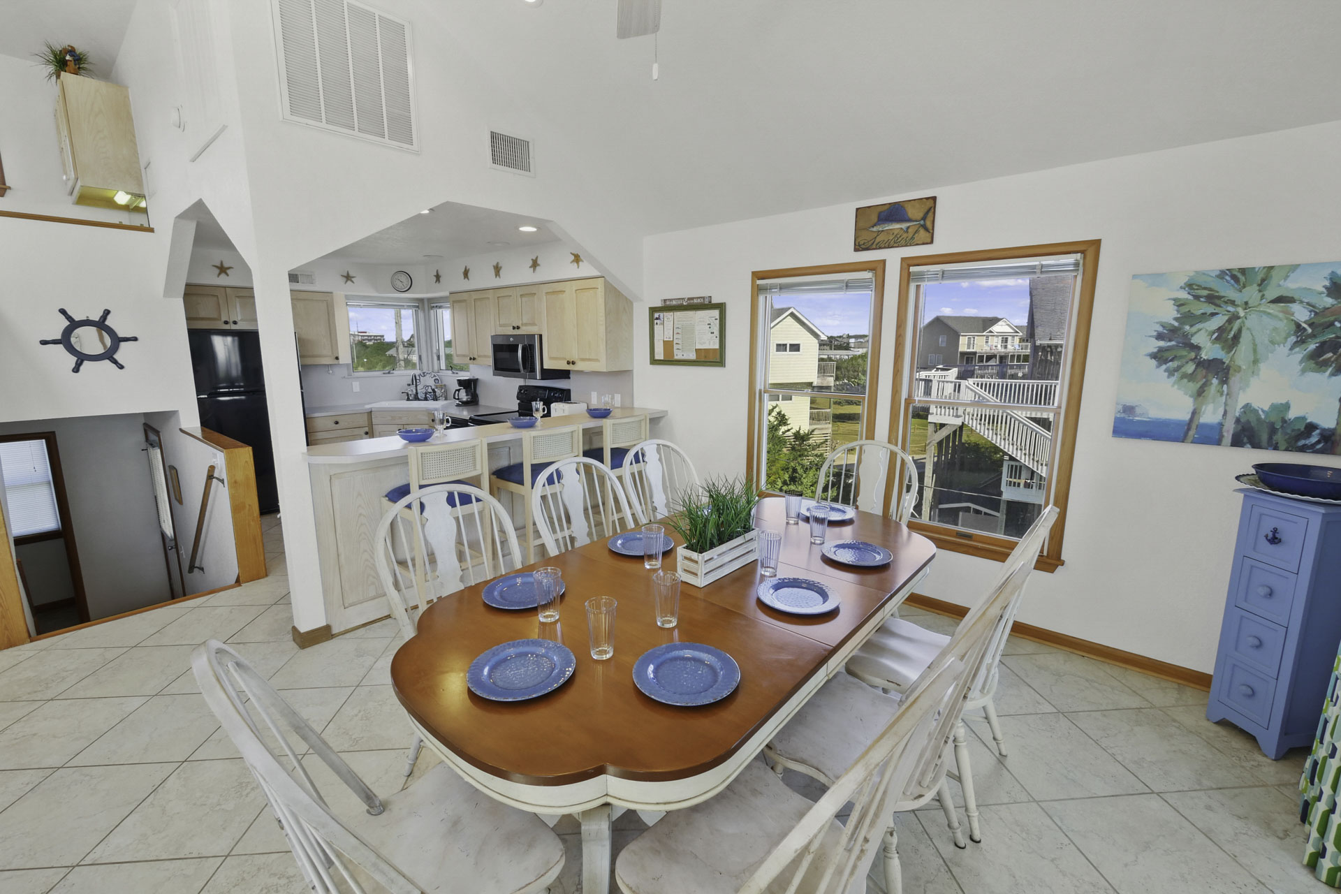 Surf Or Sound Realty 1243 September Breeze Dining Area 4