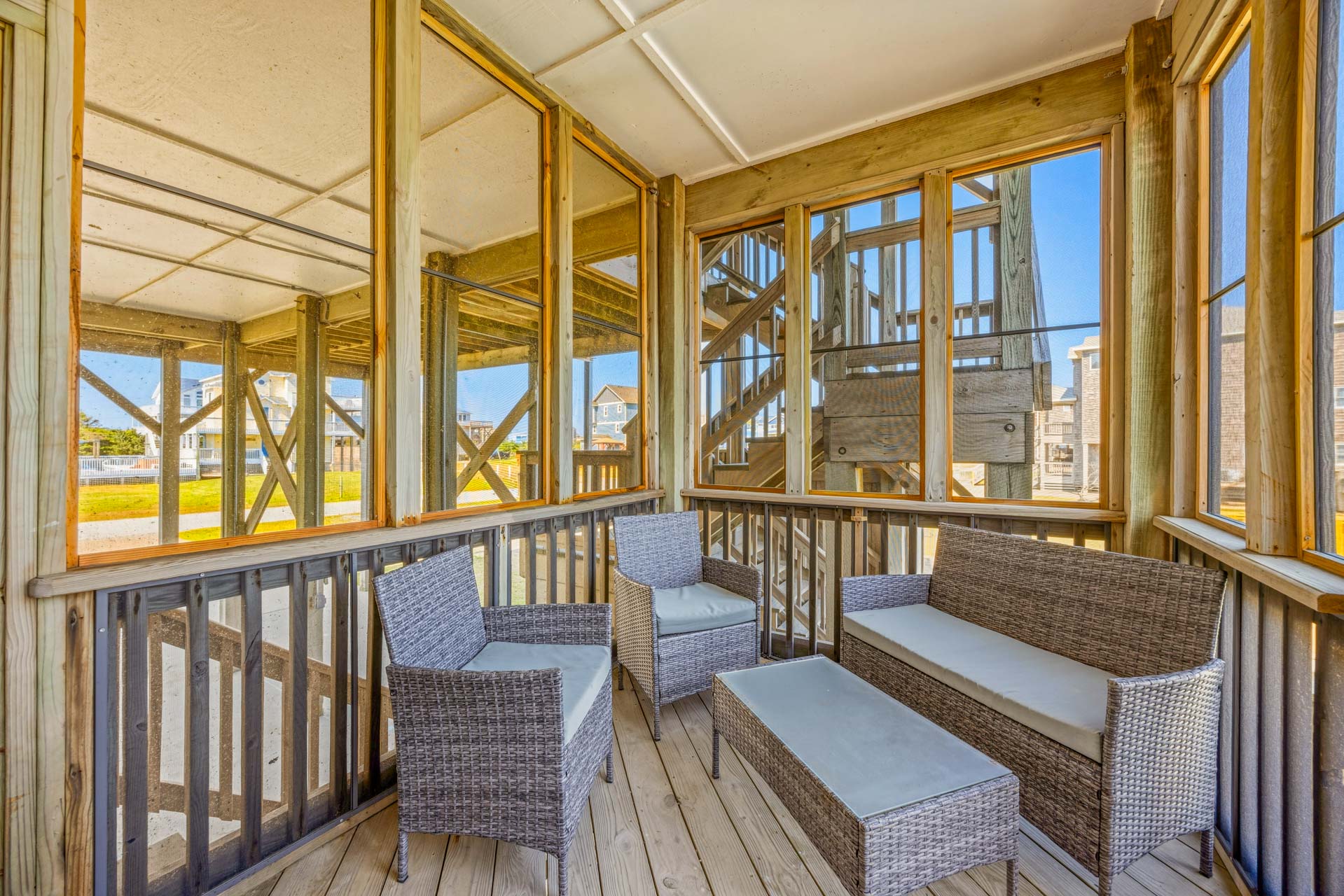 Surf Or Sound Realty 928 Surfs Up Rodanthe Screened Porch