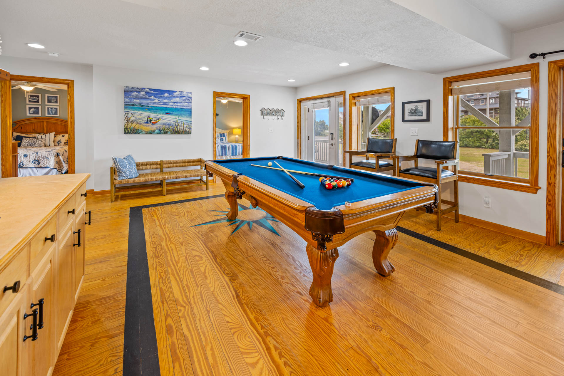 Surf Or Sound Realty 638 The Hatteras House Game Room 4