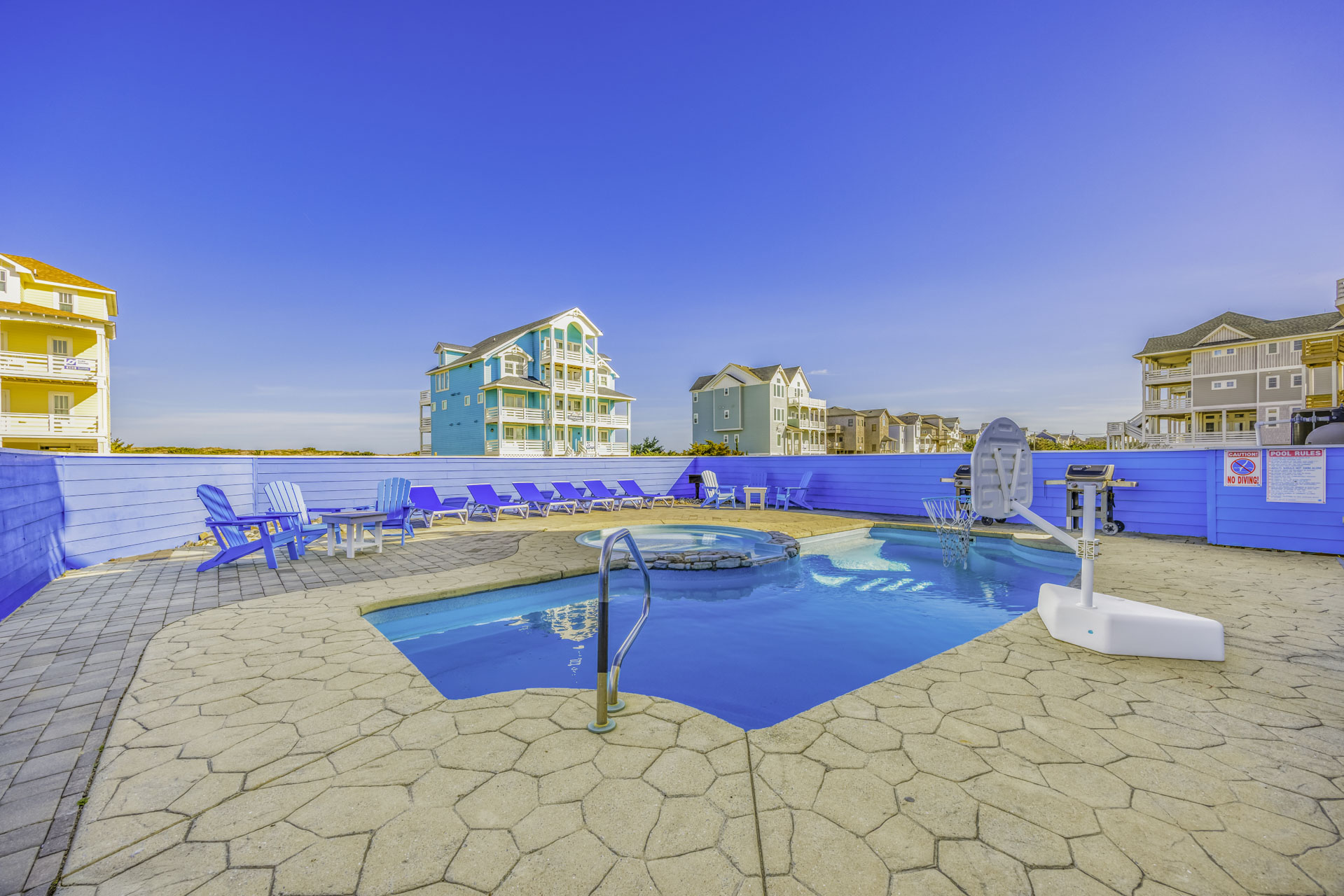 Surf Or Sound Realty 564 High Seas Pool Area 2