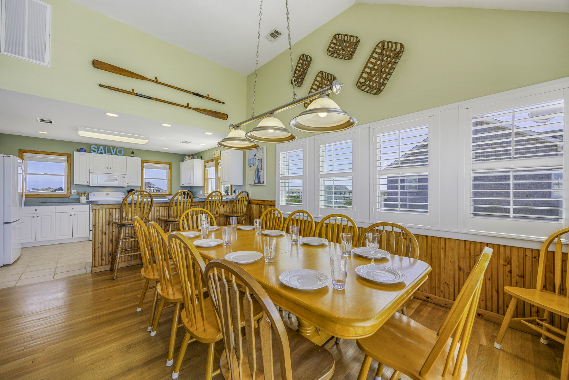 Surf Or Sound Realty 339 Salvo Sunsets Dining Area 3