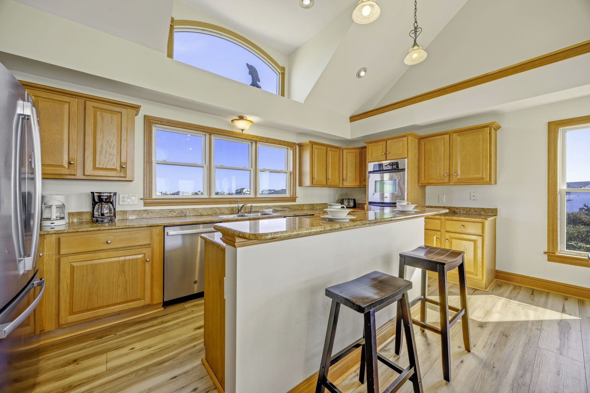 Surf Or Sound Realty 973 Bay Breeze Kitchen 6