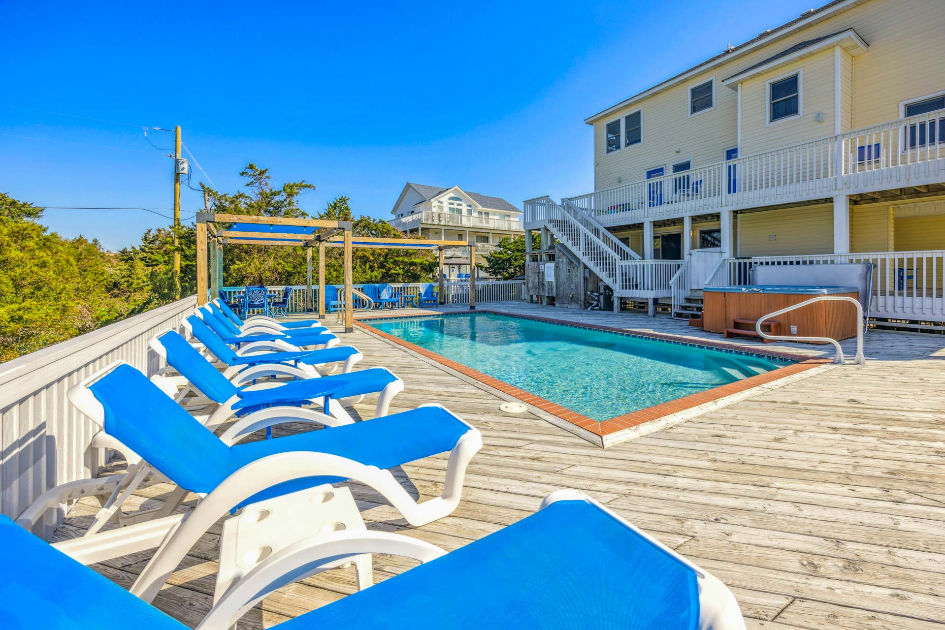 Surf Or Sound Realty 262 Endless Summer Pool Area 3
