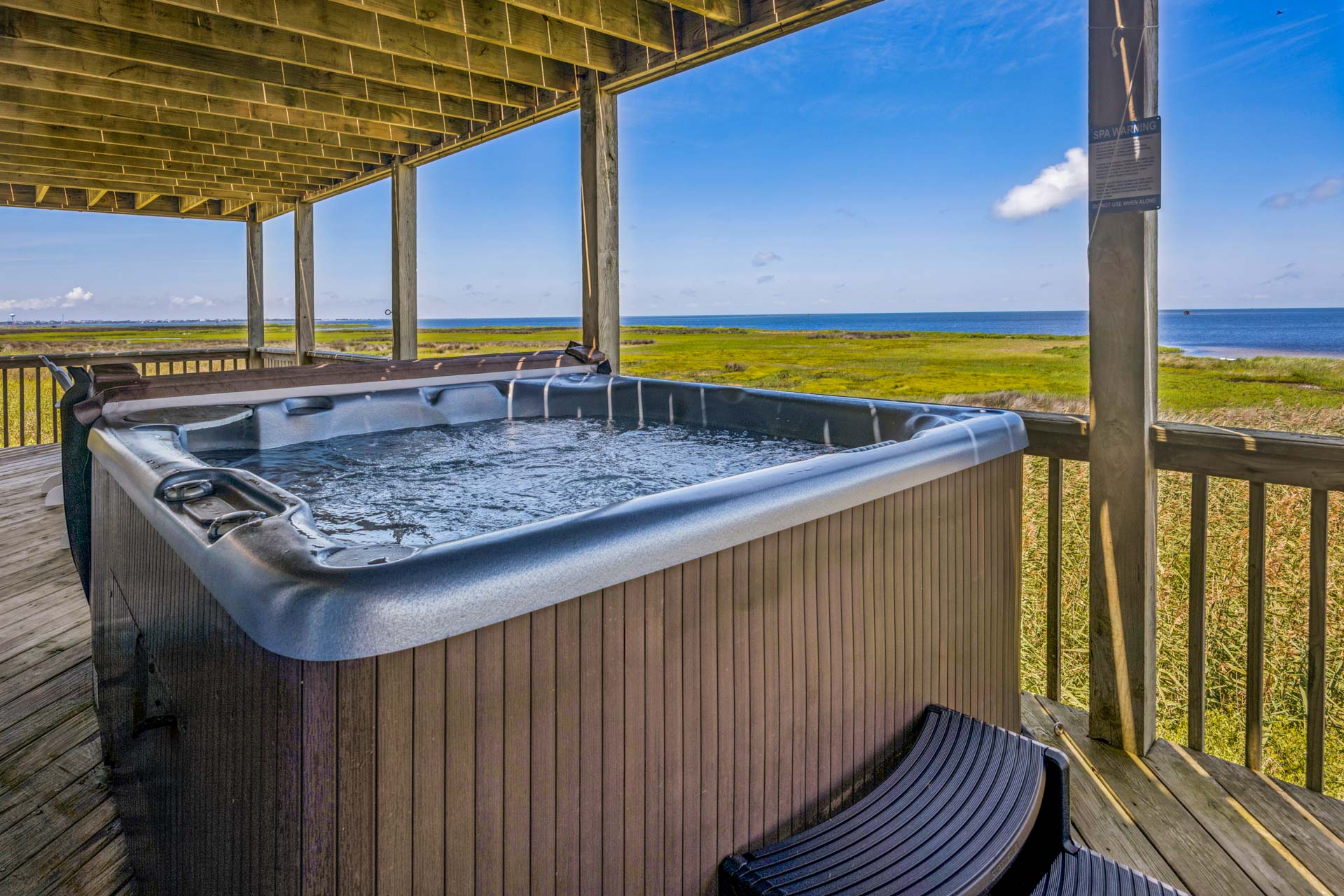 Surf Or Sound Realty 506 Sounds Frisky Hot Tub