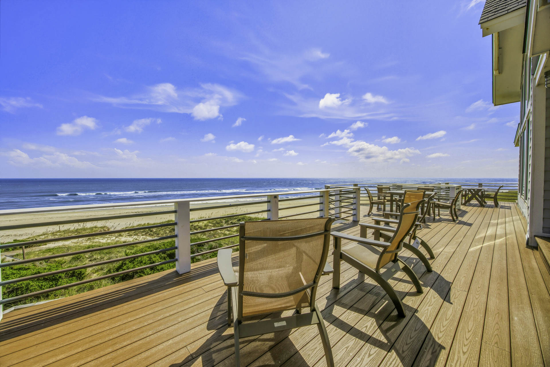Surf Or Sound Realty 603 Seven Cousins Cottage Deck 1
