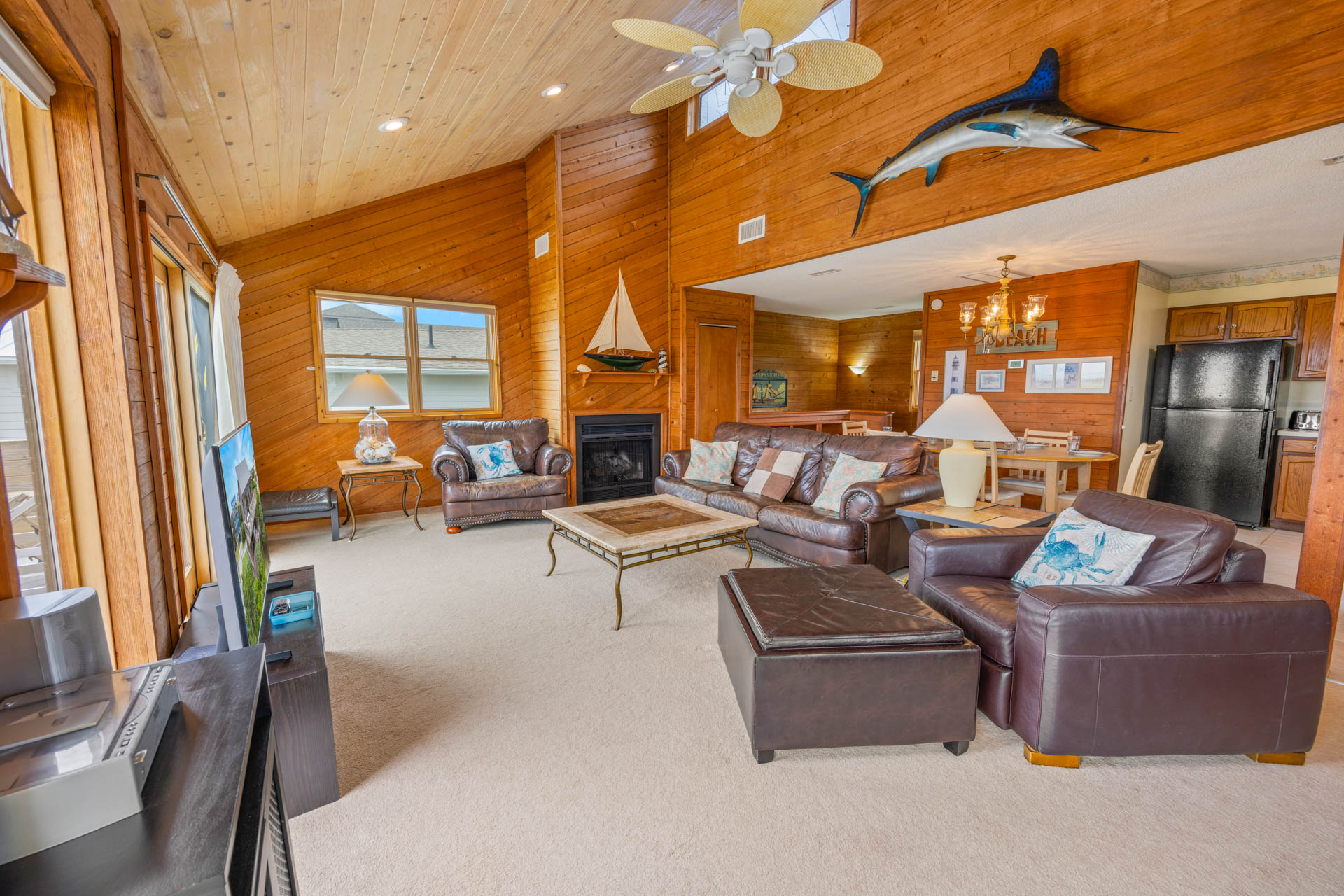 Surf Or Sound Realty 29 Two Cay Seas Great Room 1